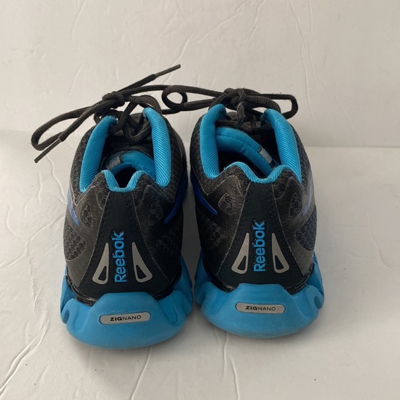 Reebok Women's Premier ZigFly Running Shoe Black and Teal - Picture 3 of 7